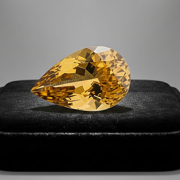 AAAA Golden Tanzanite (Pear 9x6mm) 1.20 Ctw