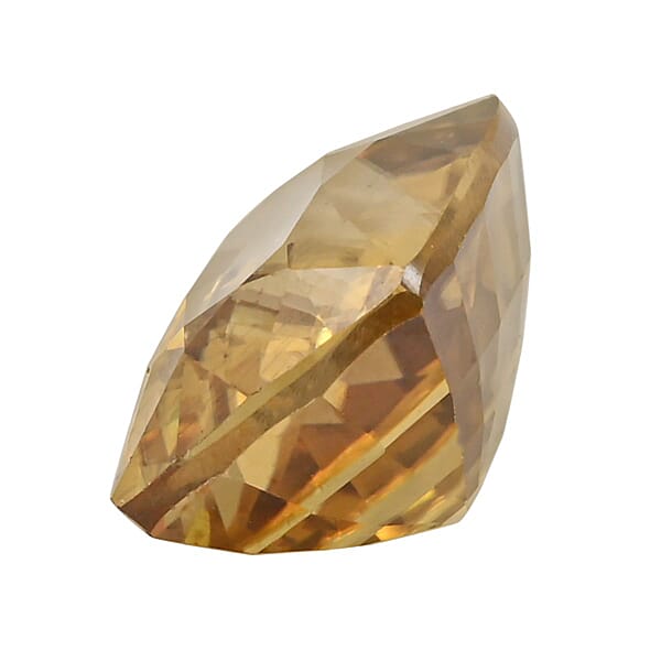 AAAA Golden Zircon (Cush 9x7 Mm) 3.00 Ctw