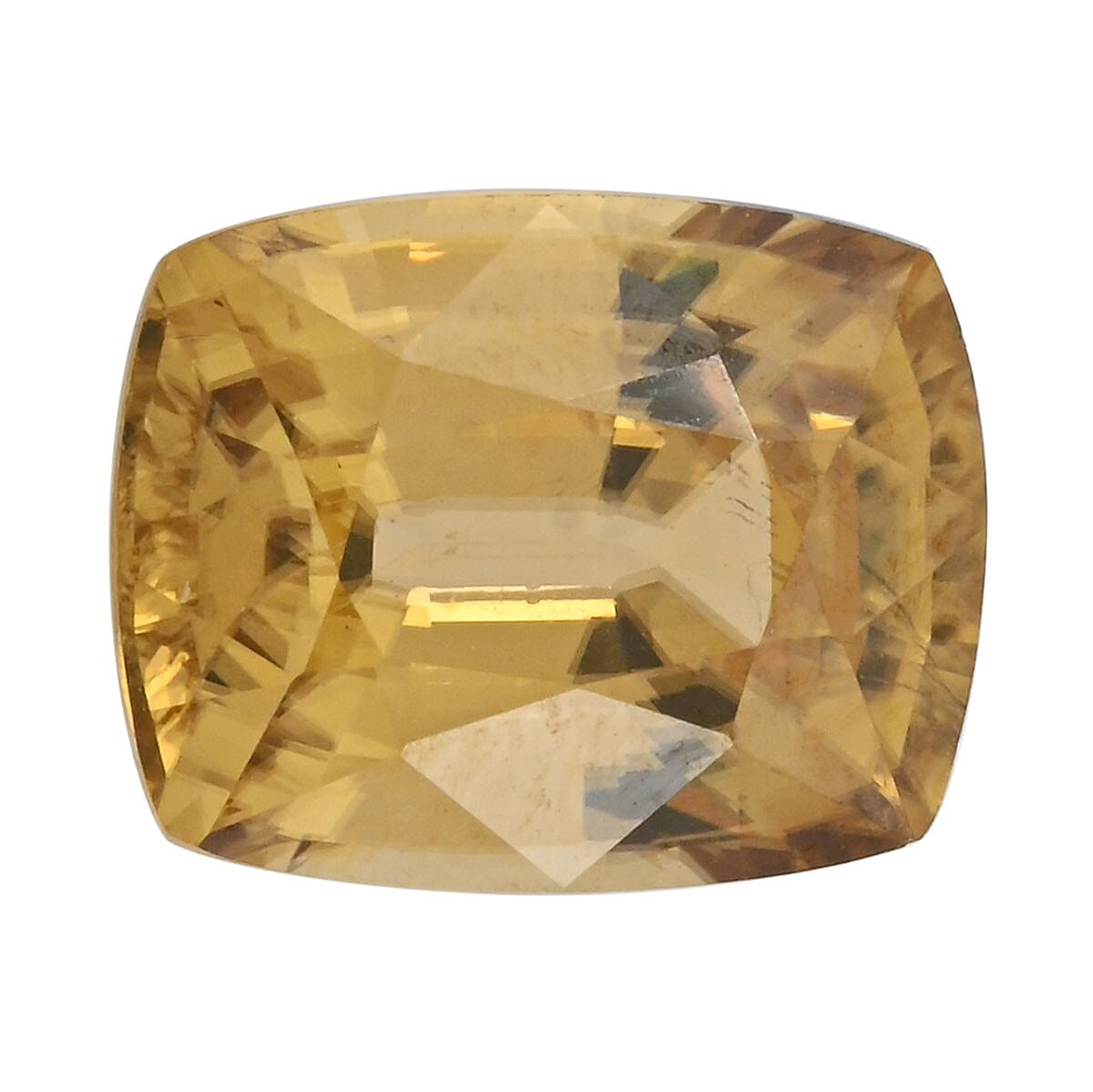 AAAA Golden Zircon (Cush 9x7 mm) 3.00 ctw