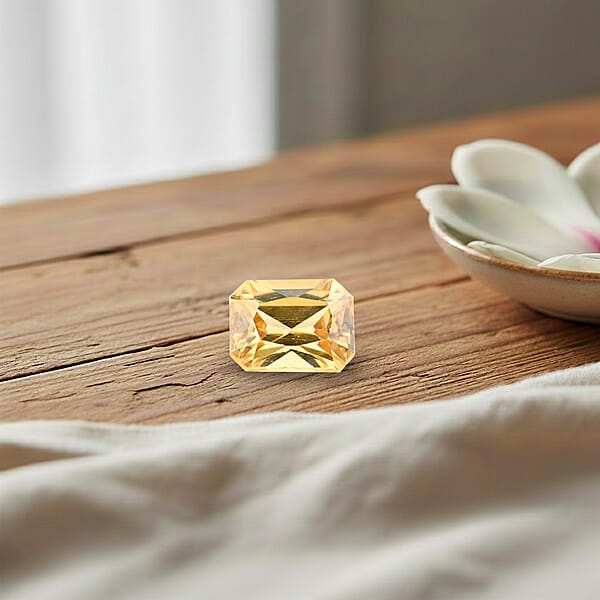 AAAA Golden Zircon (Oct 8x6 Mm) 2.50 Ctw