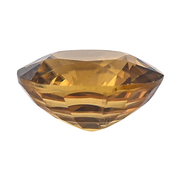 AAAA Golden Zircon (Oval 9x7 Mm) 2.50 Ctw