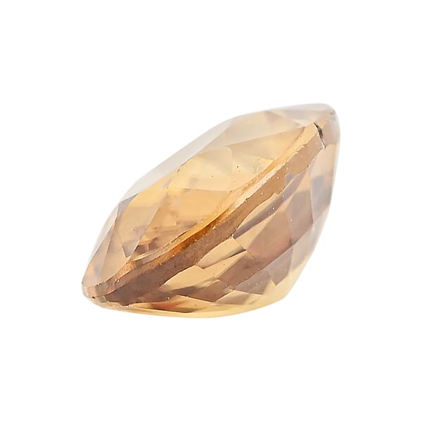 AAAA Golden Zircon (Ovl 9x7 Mm) 2.50 Ctw