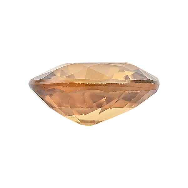 AAAA Golden Zircon (Ovl 9x7 Mm) 2.50 Ctw