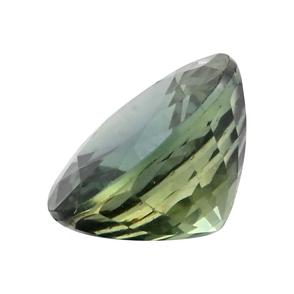 AAAA Green Sapphire (Rnd 6 Mm) 0.90 Ctw