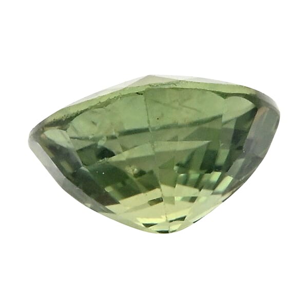 AAAA Green Sapphire (Trl 6 Mm) 1.00 Ctw