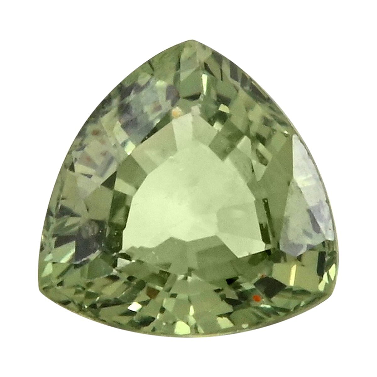AAAA Green Sapphire (Trl 6 Mm) 1.00 Ctw