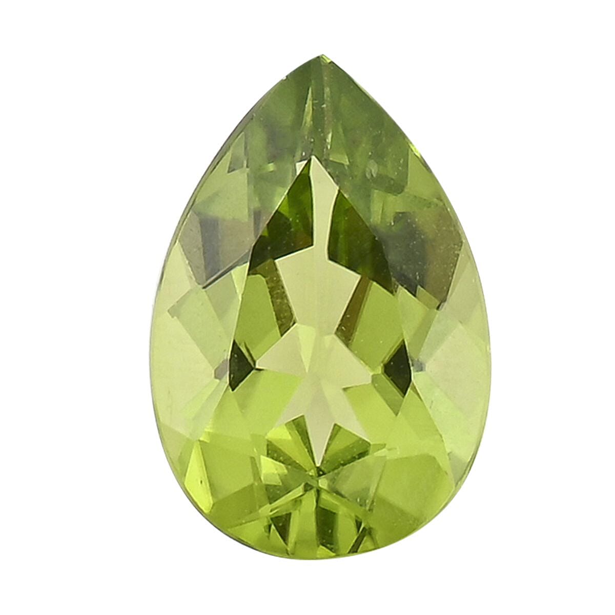 AAAA Kashmir Peridot (Pear 12x8 mm) 2.50 ctw