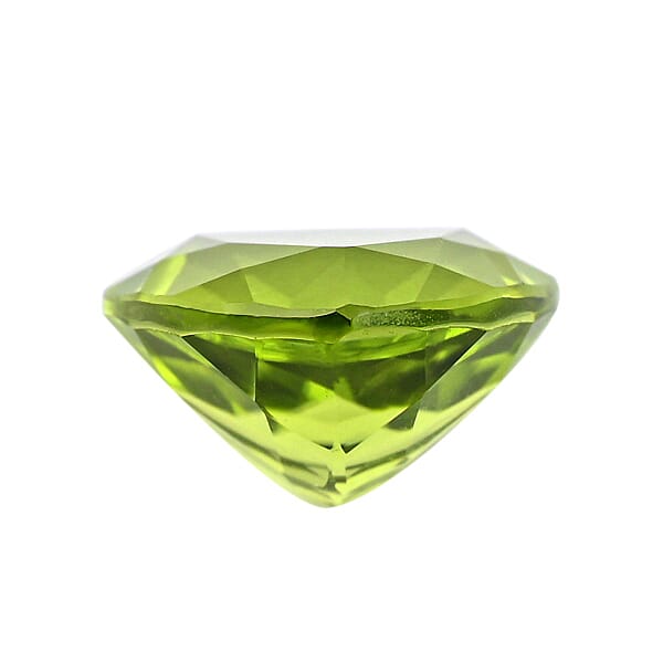AAAA Kashmir Peridot (Trl 9 Mm) 2.50 Ctw