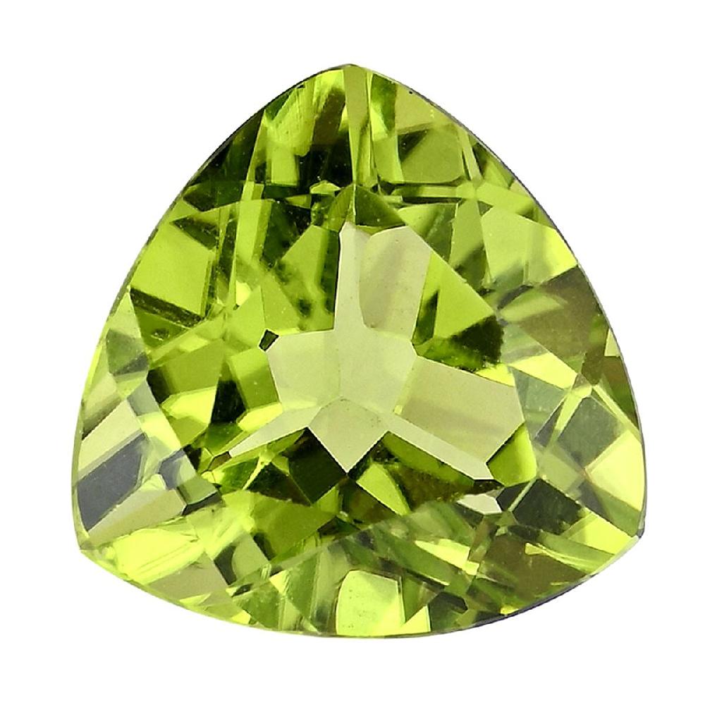 AAAA Kashmir Peridot (Trl 9 mm) 2.50 ctw