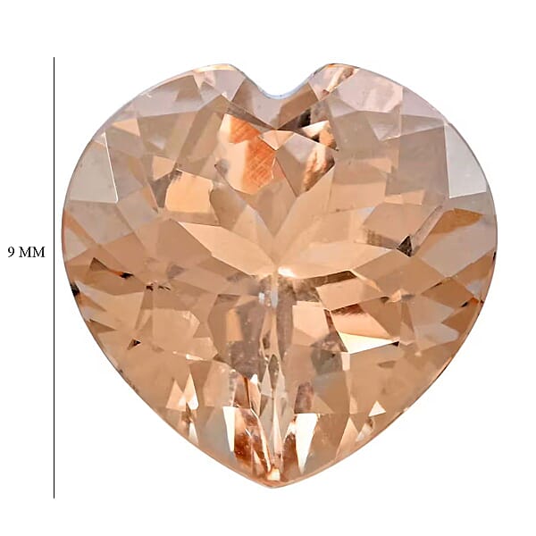 AAAA Marropino Morganite (Hrt 9 Mm) 2.00 Ctw