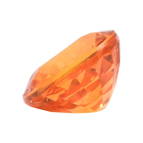 AAAA Sunset Sapphire (Rnd 5 Mm) 0.60 Ctw
