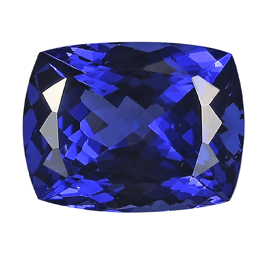 AAAA Tanzanite (Cush 10x8 mm) 3.00 ctw
