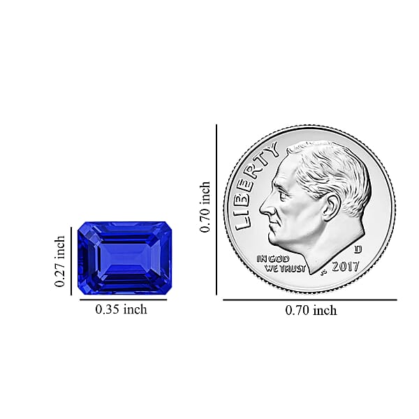 AAAA Tanzanite (Oct 9x7 Mm) 2.50 Ctw