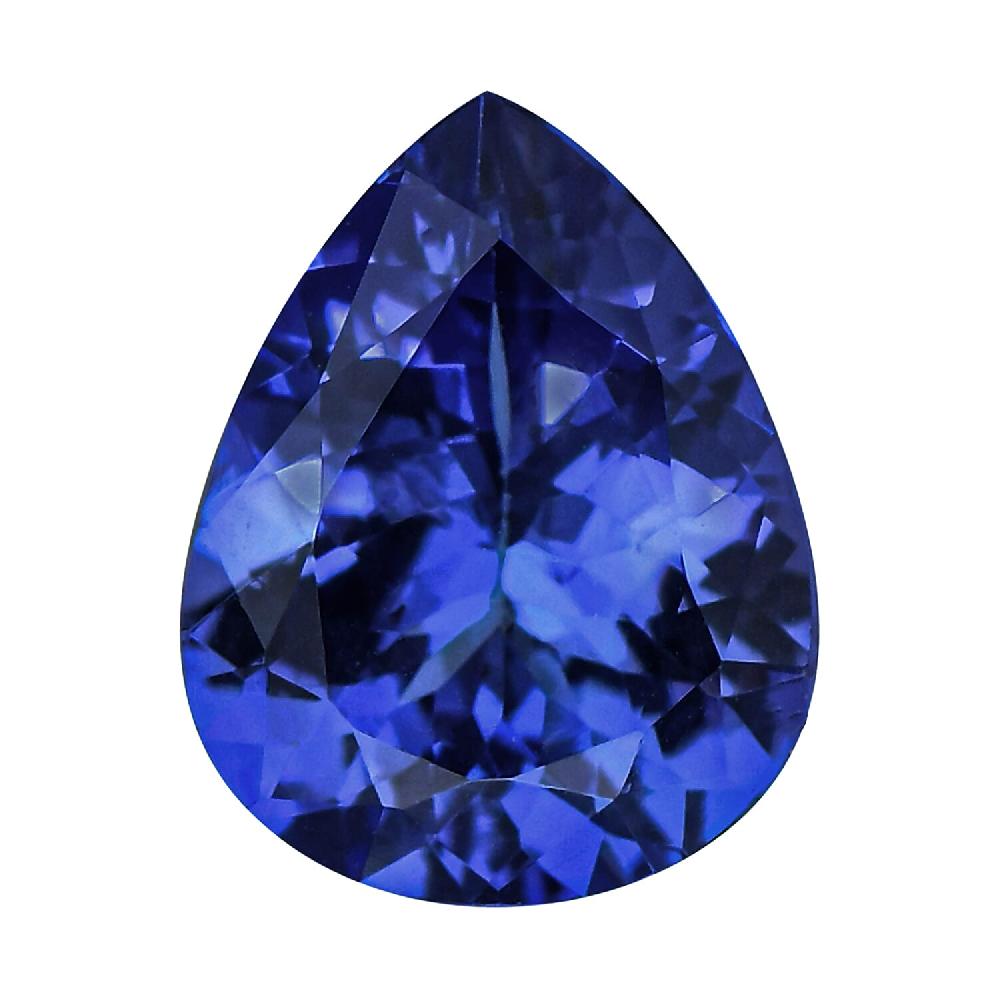 AAAA Tanzanite (Pear 9x7 mm) 1.60 ctw