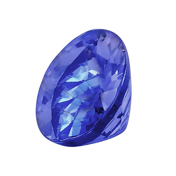 AAAA Tanzanite Set Of 2 (Ovl 7x5 Mm) 1.50ctw