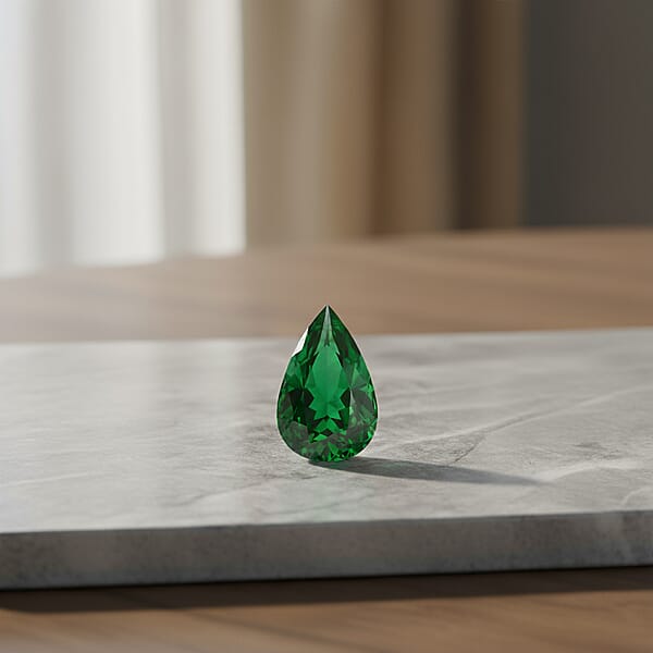 AAAA Tsavorite Garnet (Pear 7x5 Mm) 0.70 Ctw