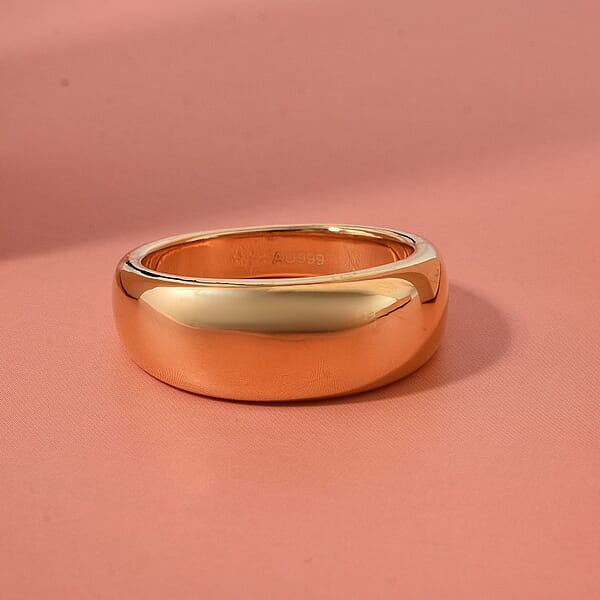 Band Ring In 24K Yellow Gold 1.48 Grams