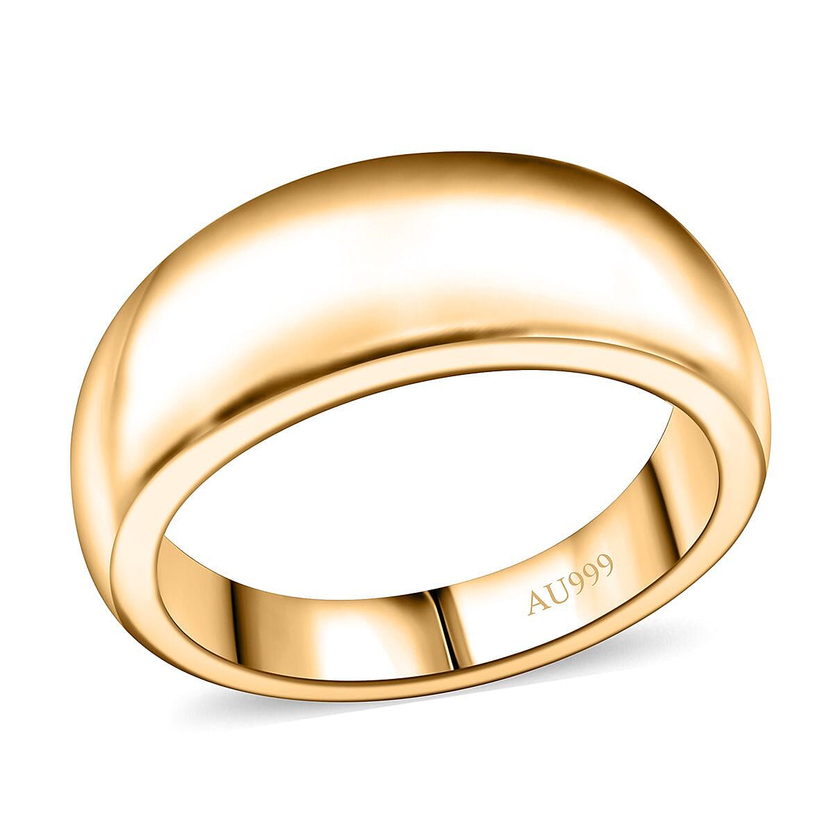 Band Ring in 24K Yellow Gold 1.48 Grams