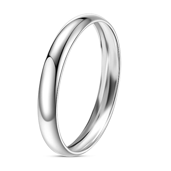 Band Ring In 950 Palladium 3.34 Grams