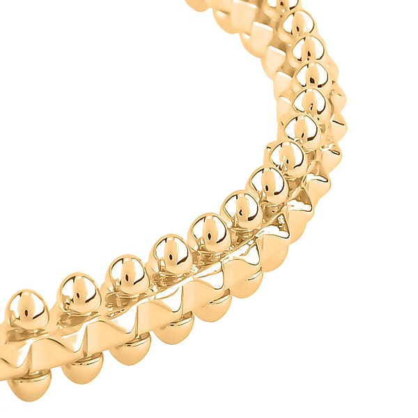 Bangle Bracelet In Goldtone (7.50 In)