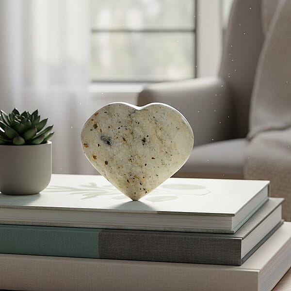 Calcite Yellow Heart Shape -Small 612ctw