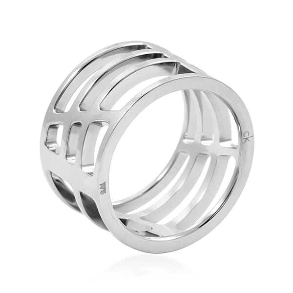 Calvin Klein Draw Ring In Stainless Steel