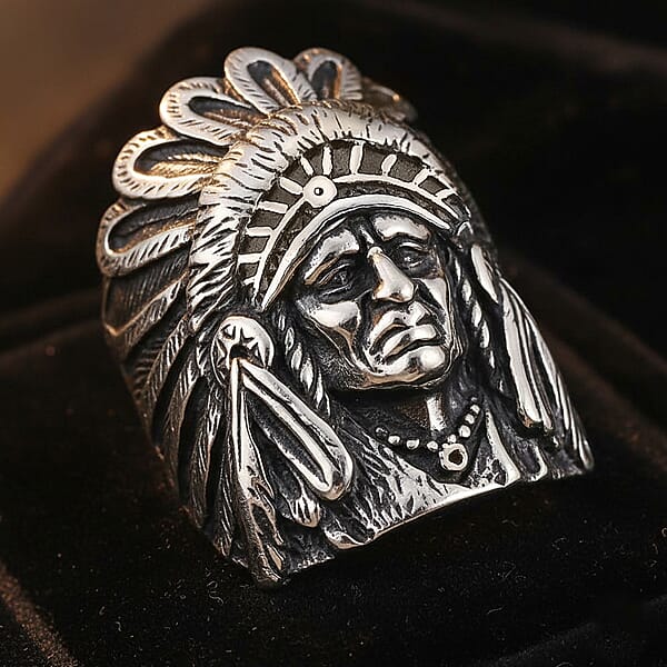 Chief Men's Ring In Stainless Steel