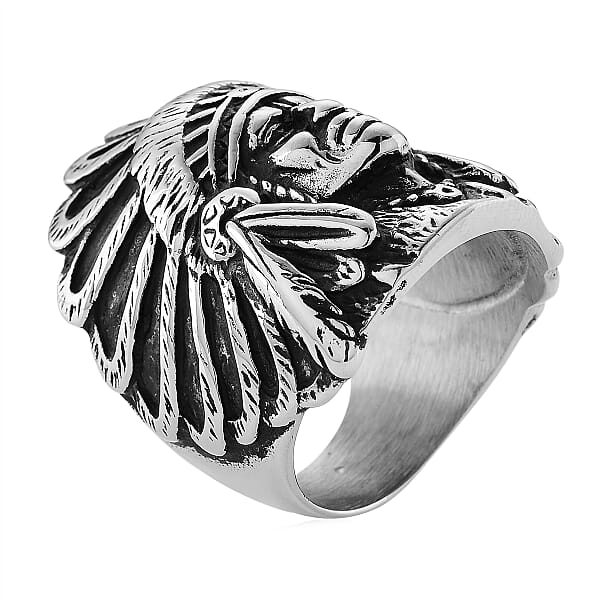 Chief Men's Ring In Stainless Steel