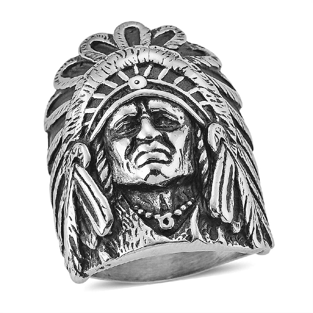 Chief Men's Ring in Stainless Steel