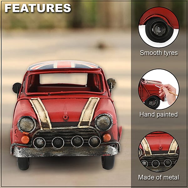 Closeout British Car Small Metal Ornament