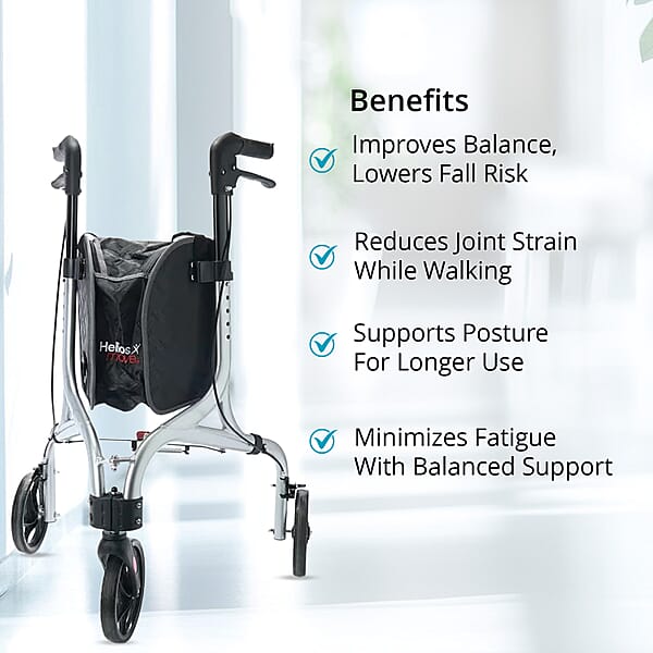 Closeout Helios 3-Wheel Walker -Silver