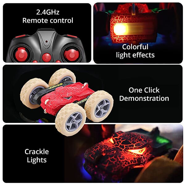 Closeout Red Dinosaur Stunt Cars