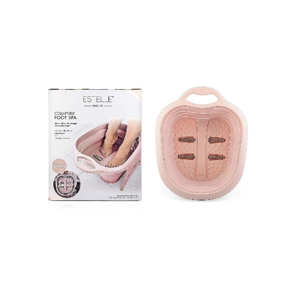 Collapsible Foot Bath Massager - Pink
