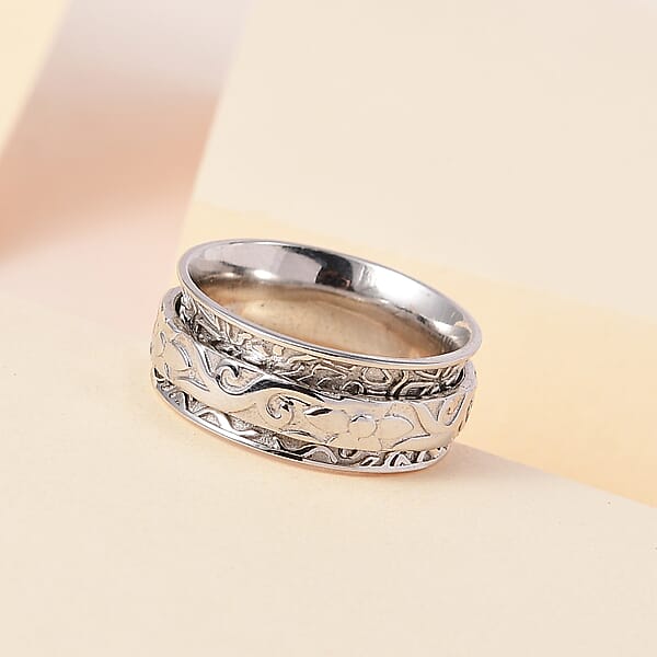 D'Joy Sterling Silver Band Ring 5.15 Grams