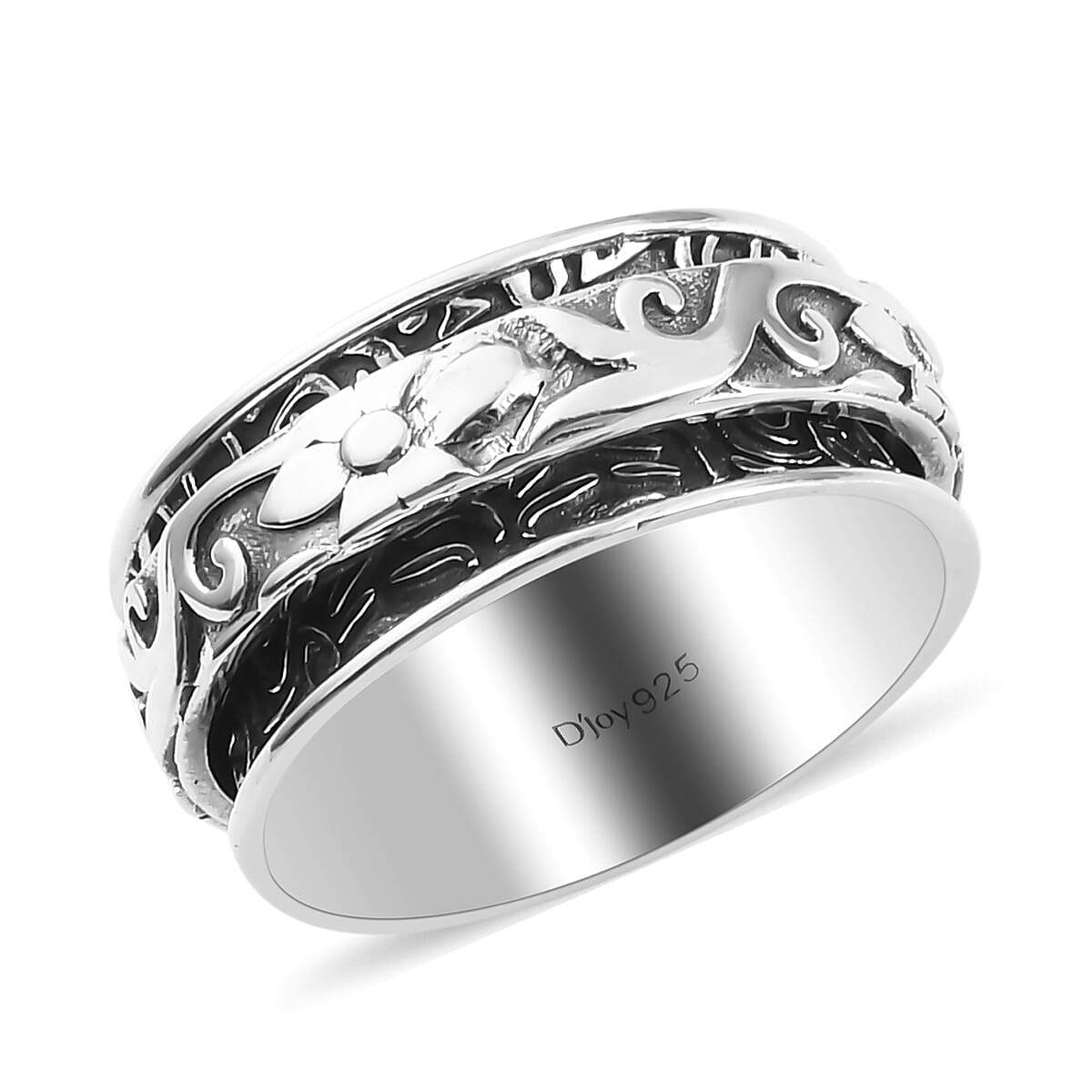 D'Joy Sterling Silver Band Ring 5.15 Grams