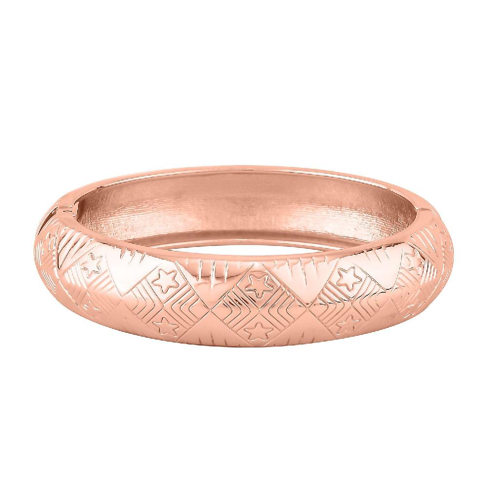 Dome Bangle Bracelet in Rosetone (7.00 In)
