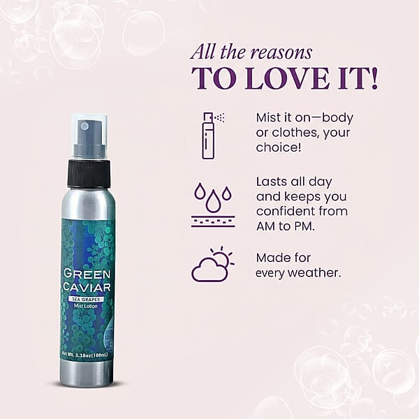 Green Caviar Sea Grapes Mist Lotion (3.38oz)
