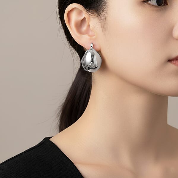 Hoop Earrings In Stainless Steel
