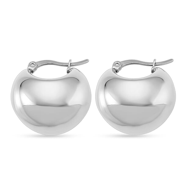 Hoop Earrings In Stainless Steel