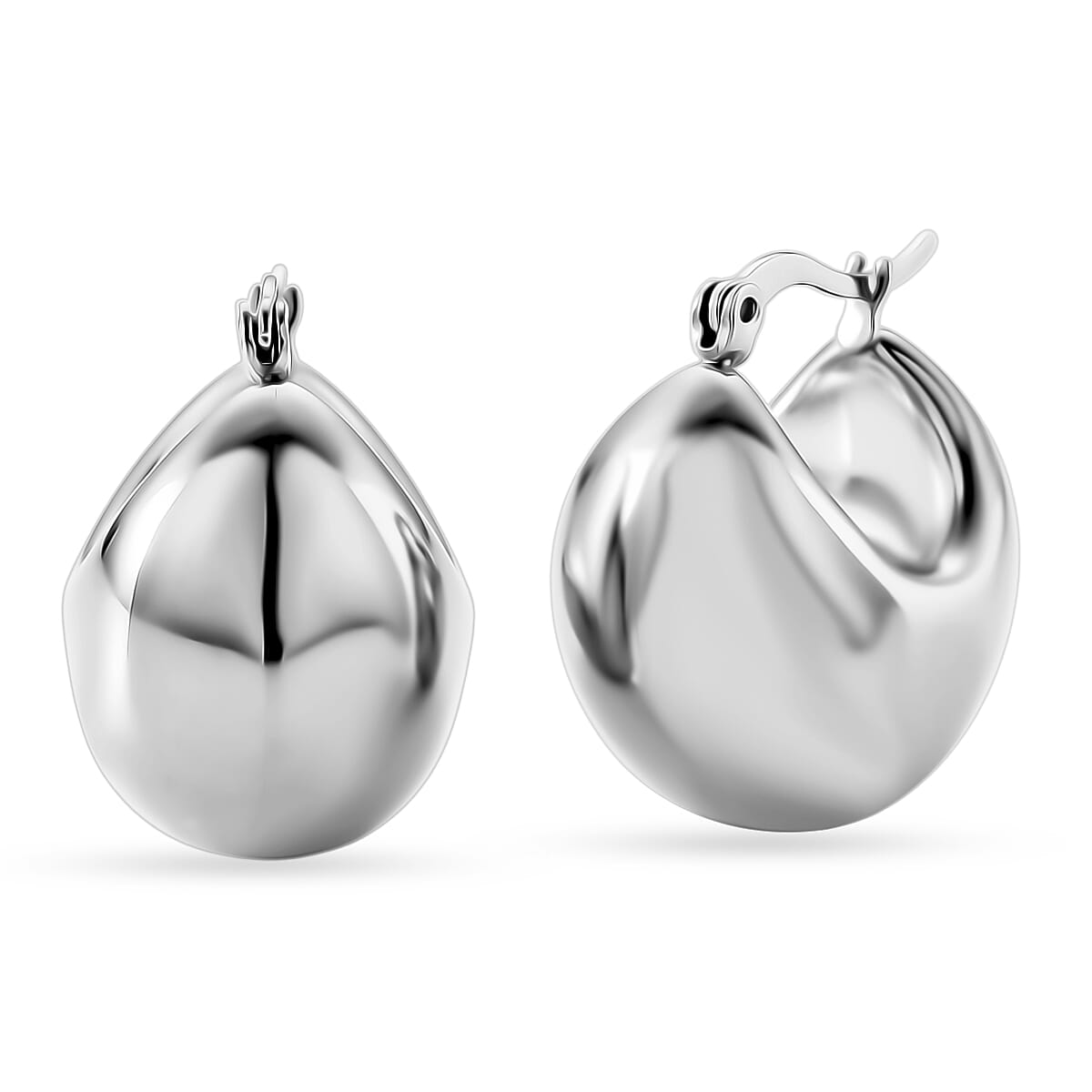 Hoop Earrings in Stainless Steel