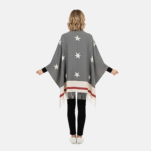 Hurley Beige Americana Knit Ruana
