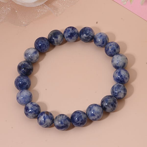 Jasper 126.00 Ctw Beaded Stretch Bracelet