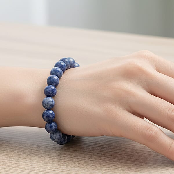 Jasper 126.00 Ctw Beaded Stretch Bracelet