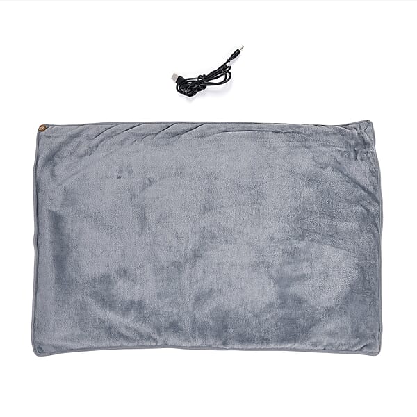 Livmore Gray Warm USB Powered Blanket