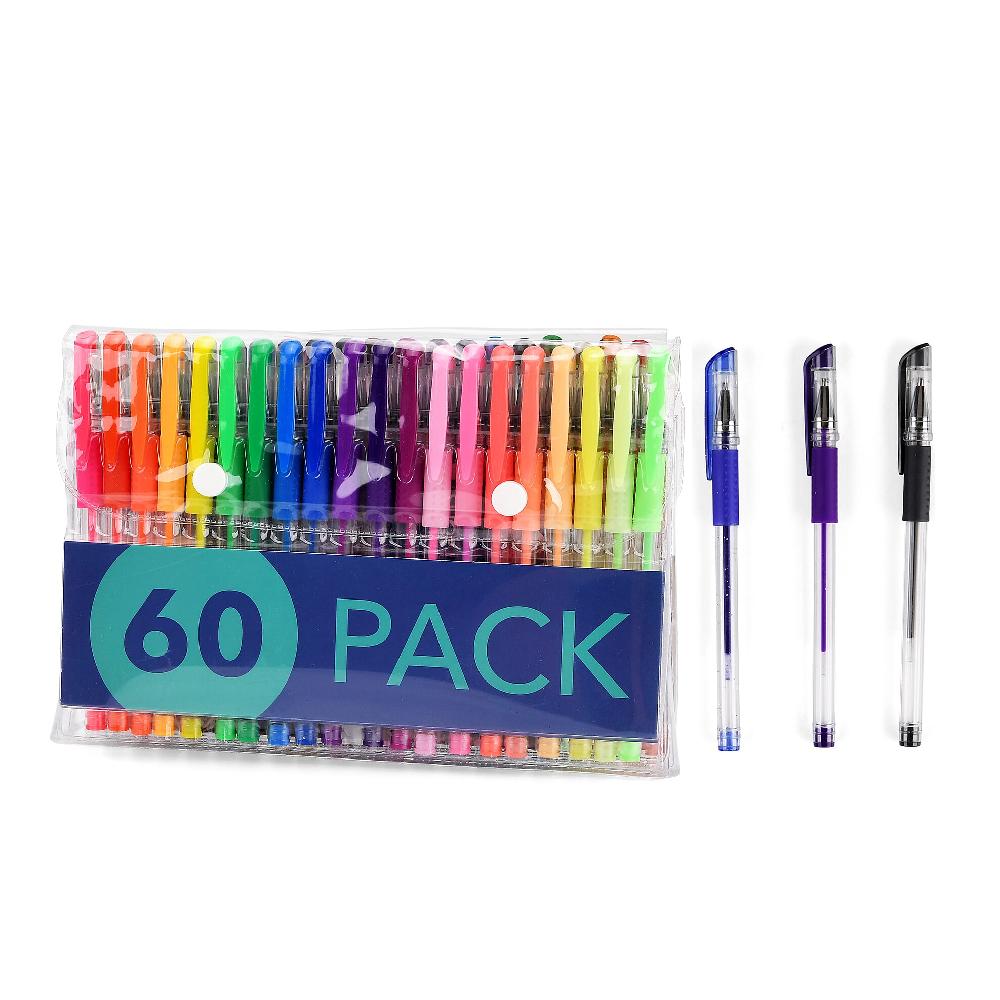 Livmore Set of 60pcs Colorful Artists Pens