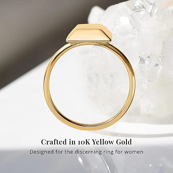 Luxoro 10K Yellow Gold Bar Ring 1.90 Grams