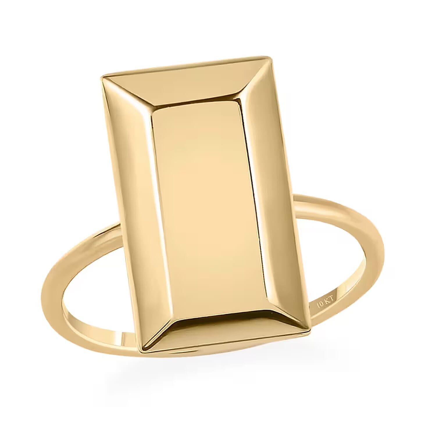 Luxoro 10K Yellow Gold Bar Ring 1.90 Grams