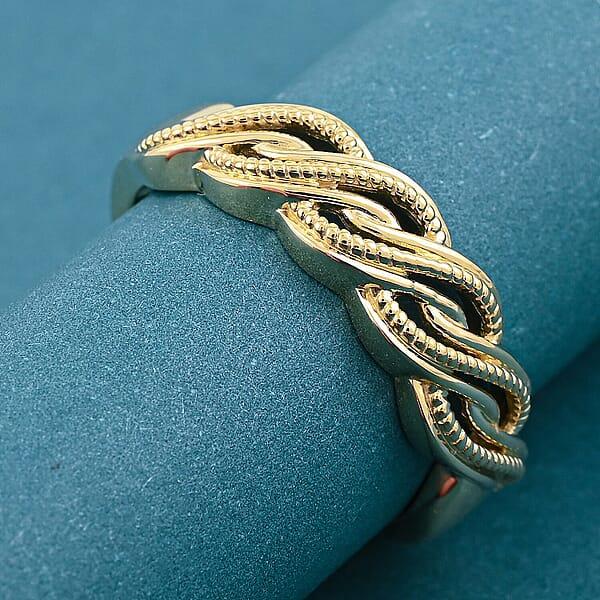 Luxoro Love Knot Ring In 10K Yellow Gold
