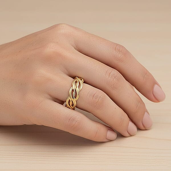 Luxoro Love Knot Ring In 10K Yellow Gold