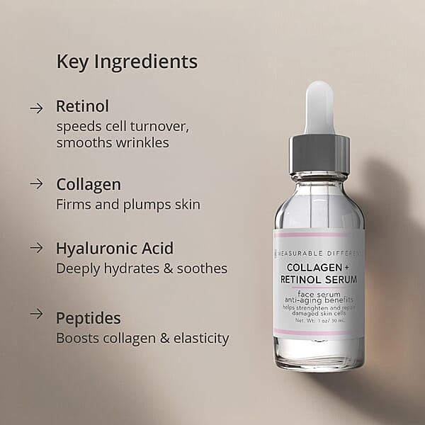 MD Collagen + Retinol Serum 1 Oz
